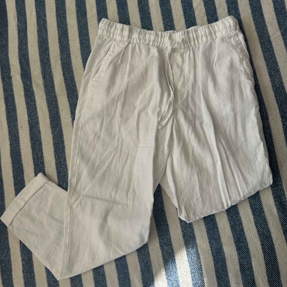Old Navy Ivory Elastic Waist Pants